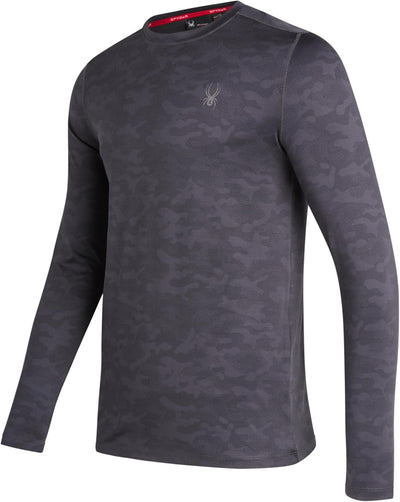 Spyder Camo Long Sleeve Performance Workout Shirt