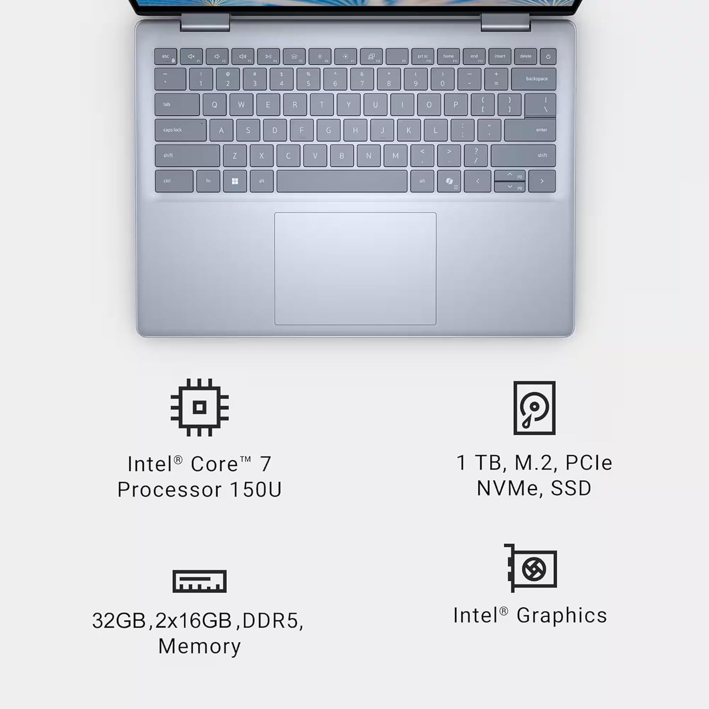 Dell Dell Inspiron 7440 2-in-1 Touchscreen Laptop