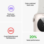 Apple MNT33LL/A Watch SE (2nd Gen) - GPS 40mm, Starlight Aluminum