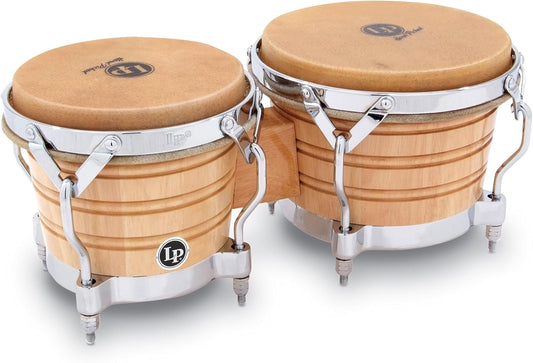 Latin Percussion LP201AX-2 Generation II Bongos Natural