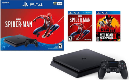 Sony PlayStation 4 1TB Spider-Man Bundle (Renewed)