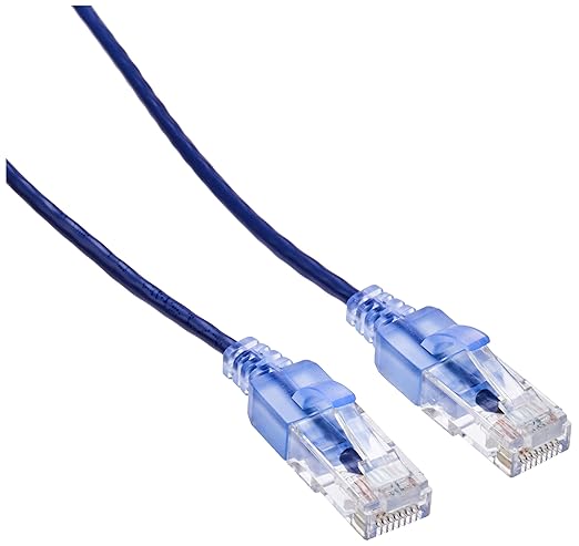 Monoprice 116328 - Cat6A Ethernet Cable 7ft, Purple (10-Pack)