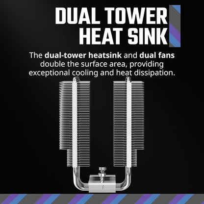 Cooler Master RR-D6NA-17PA-R1 Hyper 620S CPU Air Cooler