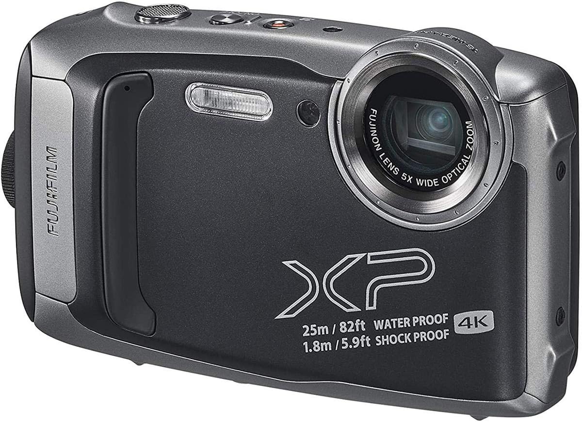 Fujifilm XP140DS FinePix Waterproof Digital Camera Silver