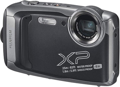 Fujifilm XP140DS FinePix Waterproof Digital Camera Silver