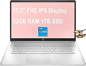 HP Laptop 17 Quad-Core i5 32GB RAM 1TB SSD Win10