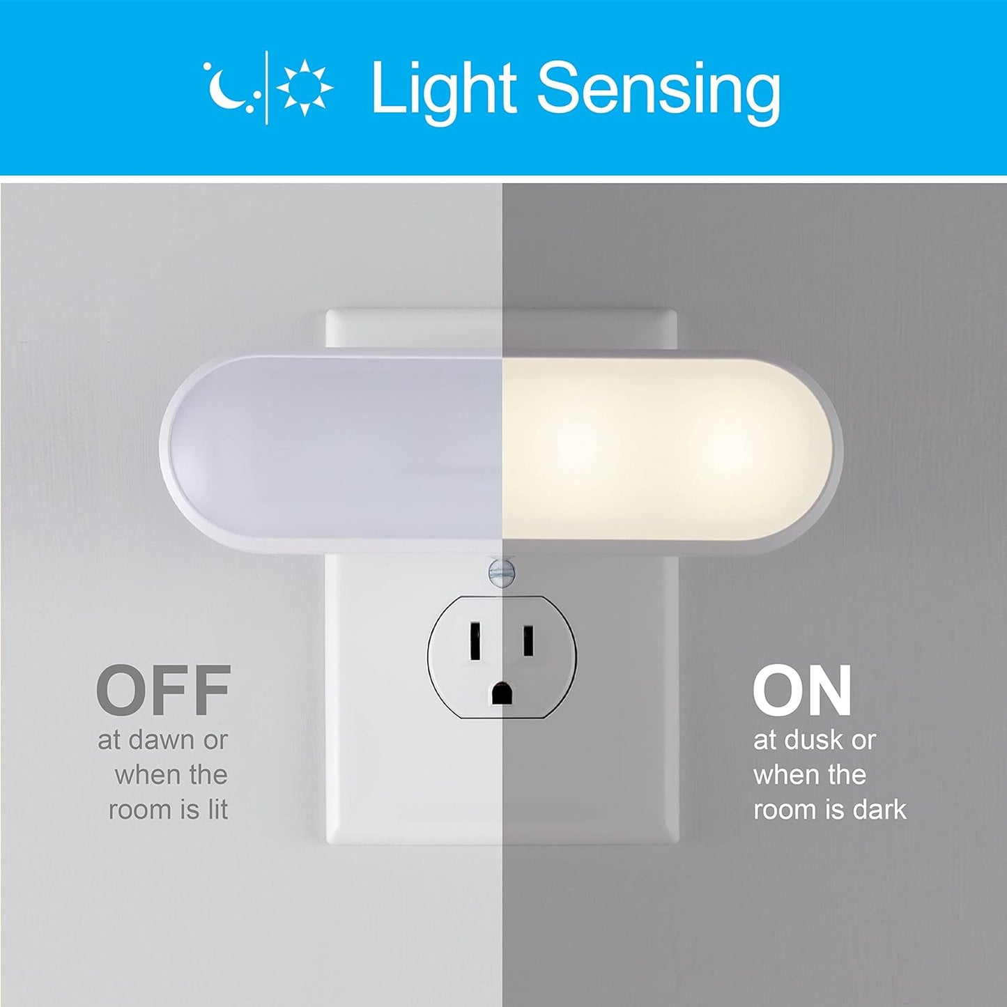 GE Ultrabrite LED Light Bar Night Light Plug-In