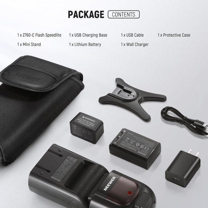 Neewer Z760-C TTL Flash Speedlite for Canon DSLR