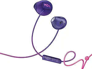 TCL SOCL200PP In-Ear Wired Earbuds Purple — main product image