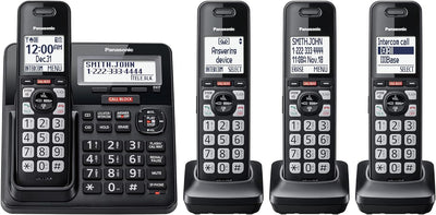 Panasonic KX-TGF944B Cordless Phone 4 Handsets