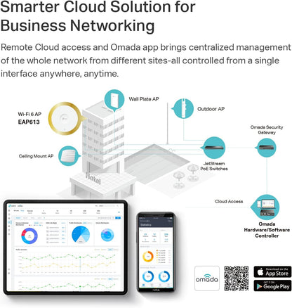 TP-Link EAP613 AX1800 Wireless WiFi 6 Access Point