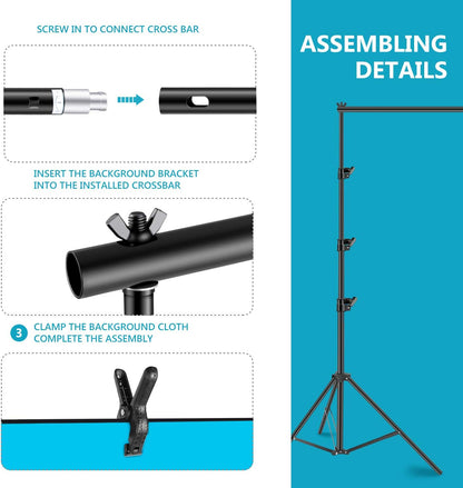 Neewer Photography Lighting Kit Backdrops Umbrellas Softbox
