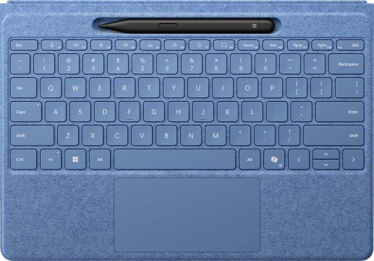 Microsoft 8YU-00024 Surface Pro Flex Keyboard with Slim Pen, Sapphire