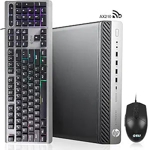 HP EliteDesk 800 G3 Mini i7 16GB WiFi 6E AX210 Renewed