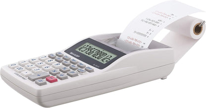 Sharp EL-1611V 12-Digit Printing Calculator - Grey