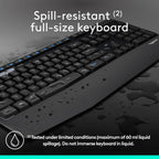 Logitech 920-006481 MK345 Wireless Keyboard Mouse Combo