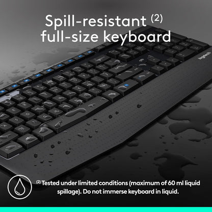 Logitech 920-006481 MK345 Wireless Keyboard Mouse Combo