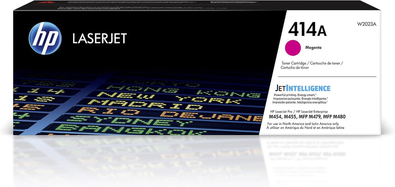 HP W2023A 414A Magenta LaserJet Toner Cartridge — main product image