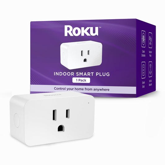 Roku PS1000R Smart Home Indoor WiFi Smart Plug, 1-Pack