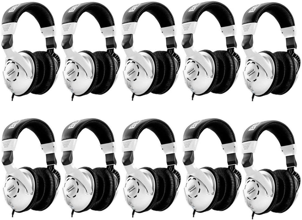 Behringer HPS3000 10-Pack Studio Headphones High-Performance