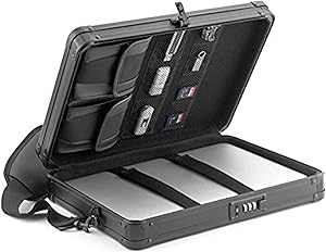 Vaultz VZ03760 Locking Deluxe Tablet/Laptop Case - Black