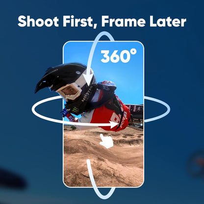 Insta360 X3 Waterproof 5.7K 360 Motorcycle Action Camera