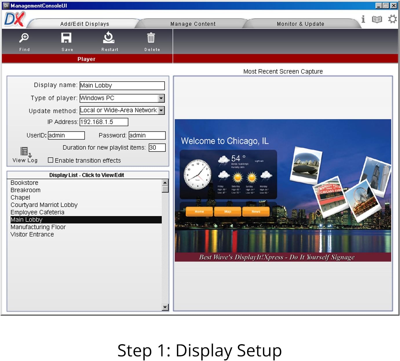 ViewSonic SW-081 DisplayIt! Xpress Signage Software