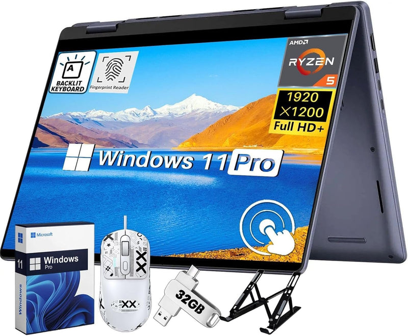 Dell Dell Laptop Inspiron 14 7445 Ryzen 5 Touchscreen 2-in-1 Laptop — main product image