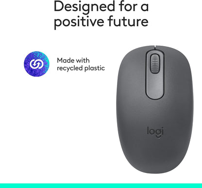 Logitech 910-007437 M196 Graphite Bluetooth Wireless Mouse