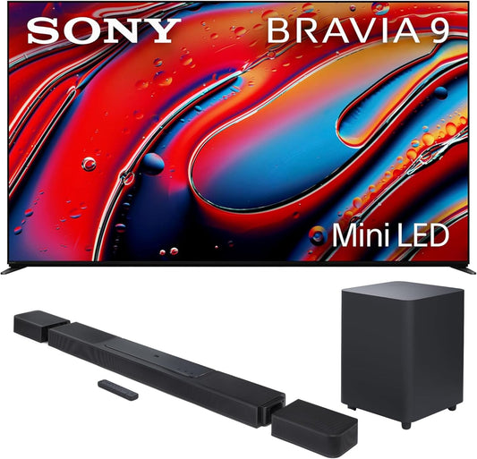 Sony BNDL_K65XR90-BAR1300X-WALTS-SC 65" Mini LED 4K TV Soundbar Bundle