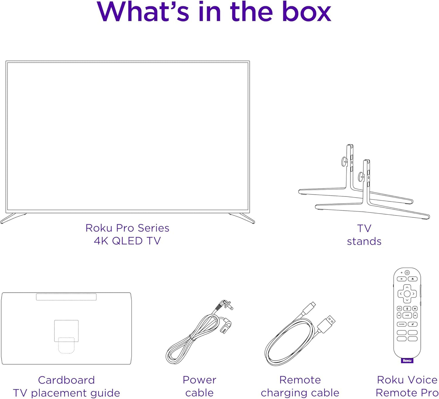 Roku 75R8B5 75-Inch Pro Series 4K QLED Smart TV