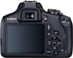 Canon 2727C002AA EOS 2000D DSLR Camera with 18-55mm Lens Bundle
