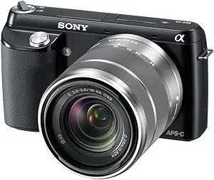Sony NEXF3K/B 16.1 MP Mirrorless Camera 18-55mm Lens