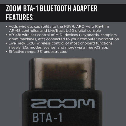Zoom F6 Multitrack Field Recorder with Bluetooth Adapter