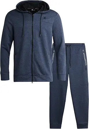 Spyder Mens Performance Knit Hoodie & Jogger Sweatsuit — main product image