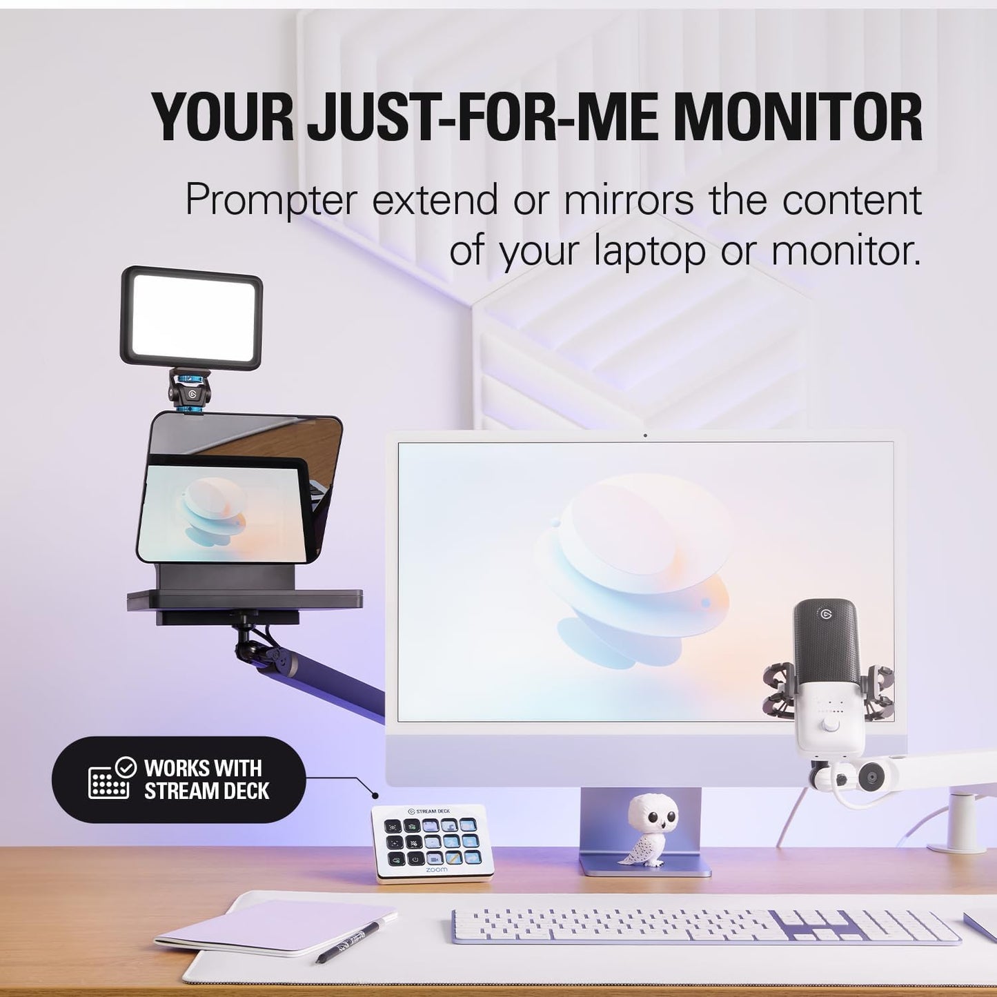 Elgato 20WAD9901 Prompter Teleprompter for Streaming