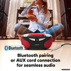 Magnavox MD6949 Portable CD Boombox with Bluetooth
