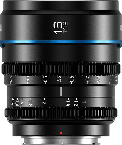 Sirui MS16L-B 16mm T1.2 Cine Lens - L Mount - Night Walker Series