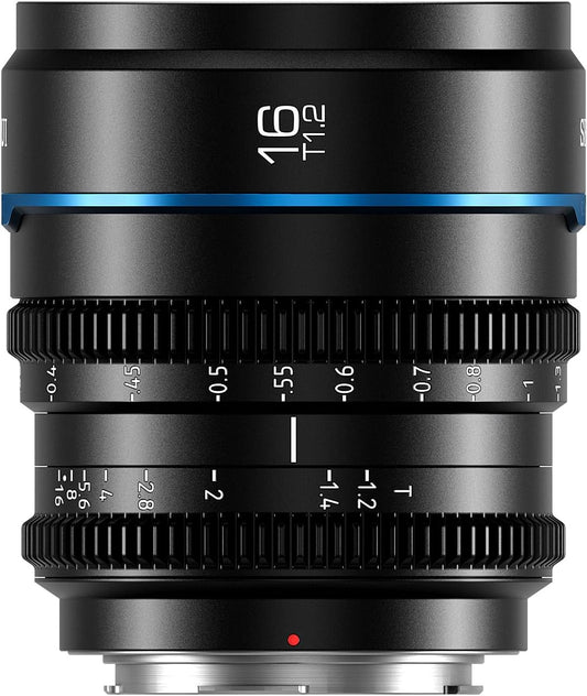Sirui MS16L-B 16mm T1.2 Cine Lens - L Mount - Night Walker Series