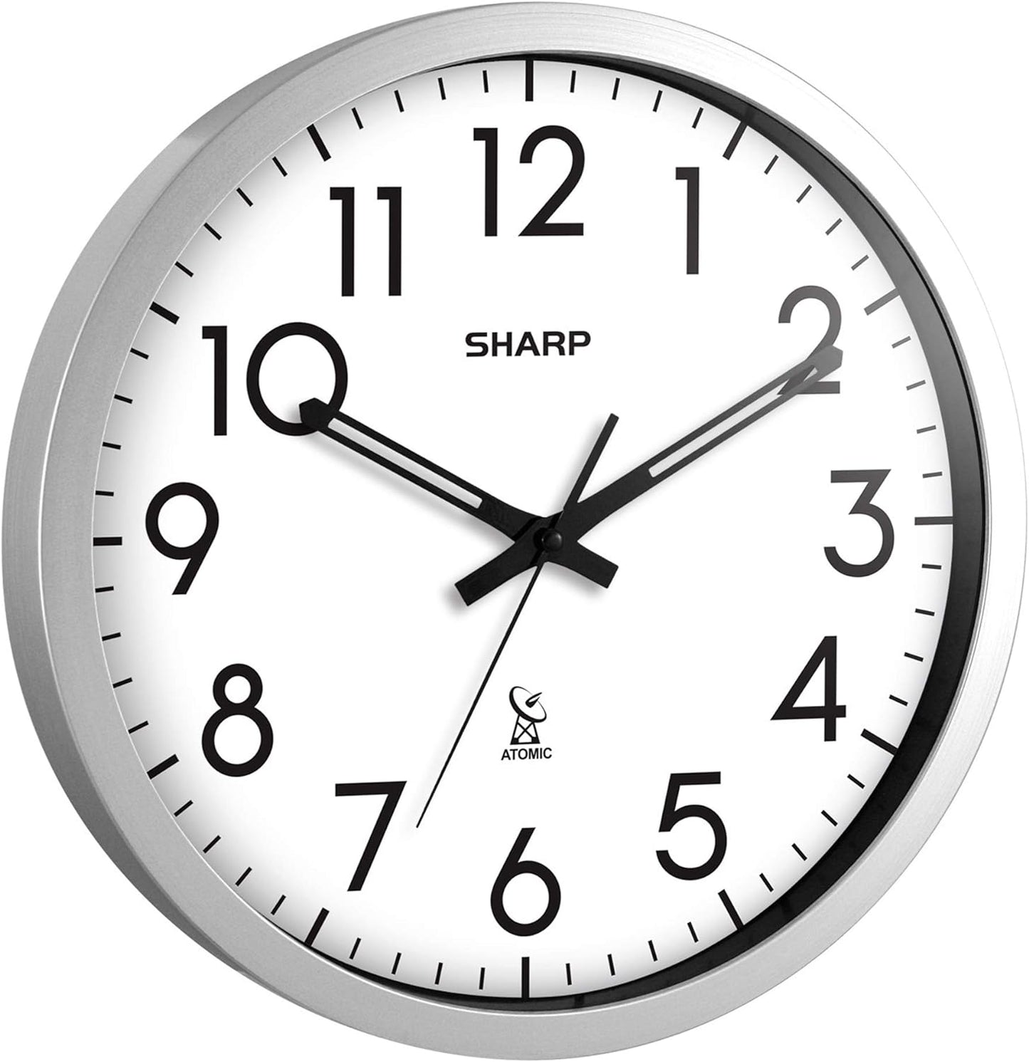 Sharp Atomic Analog 12" Wall Clock