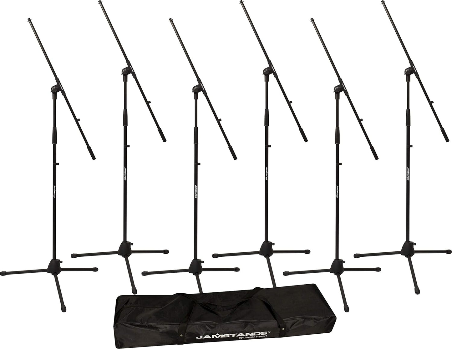 Ultimate Support JSMCFB6PK JamStands Tripod Mic Stand 6-Pack Bundle