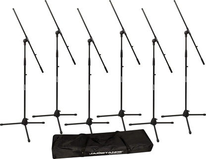 Ultimate Support JSMCFB6PK JamStands Tripod Mic Stand 6-Pack Bundle