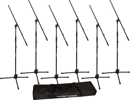 Ultimate Support JSMCFB6PK JamStands Tripod Mic Stand 6-Pack Bundle