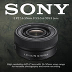 Sony Alpha a6400 Mirrorless Camera 16-50mm Lens Bundle