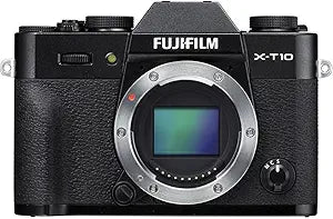 Fujifilm X-T10 Black Mirrorless Digital Camera Body — main product image