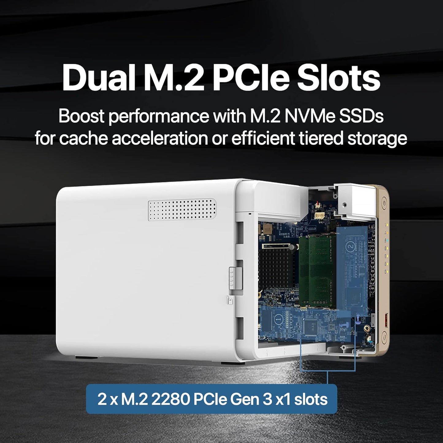 QNAP TS-462-4G-US 4-Bay 2.5GbE Multimedia NAS