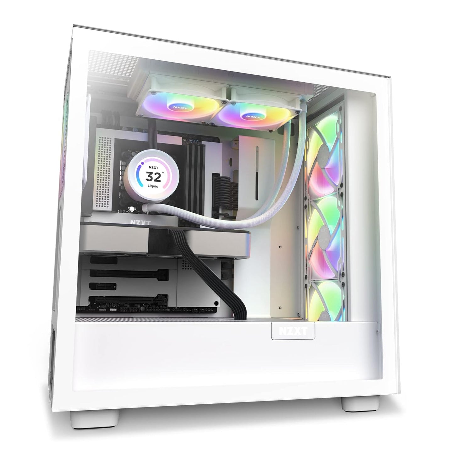 NZXT RL-KR24E-W1 Kraken Elite 240 RGB AIO CPU Cooler White