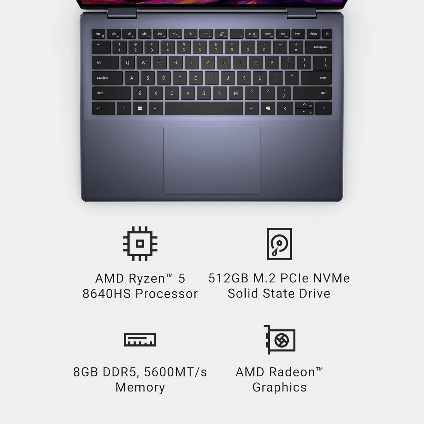 Dell Inspiron 2-in-1 Laptop Ryzen 5 1TB SSD