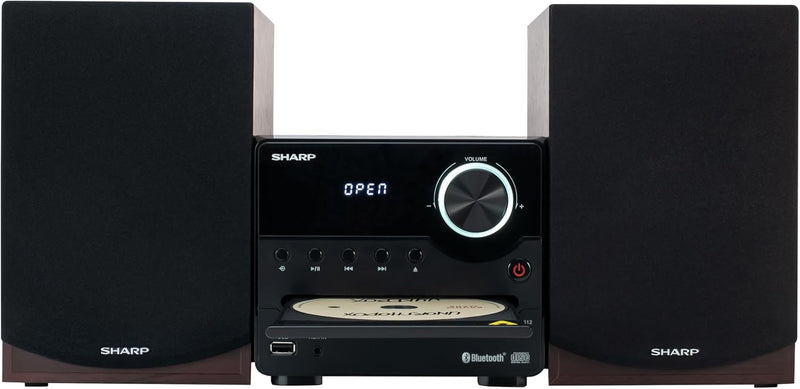 Sharp XL-B512 Bluetooth CD Micro System - Mahogany Oak — main product image
