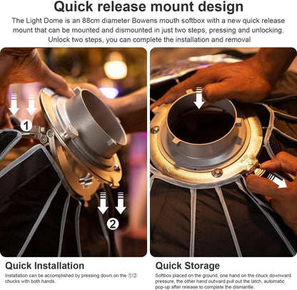 Aputure Light Dome III - 35.1" Quick-Folding Softbox